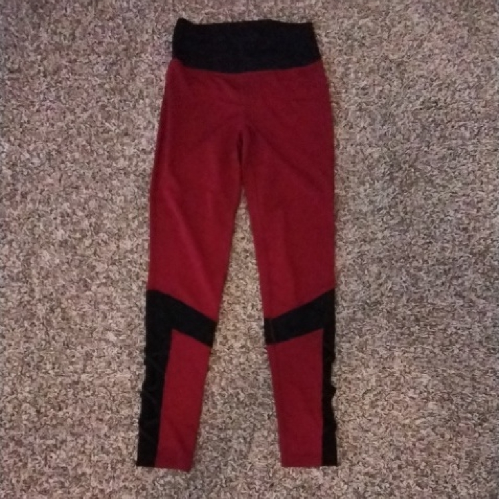 Kids Red and Black Leggings